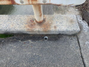 既設埋設管写真